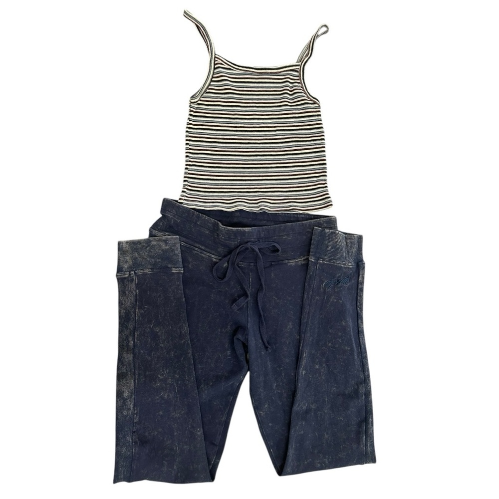 Victoria’s Secret/Brandy Melville Campus Joggers and Cropped Tank  Sz S‎